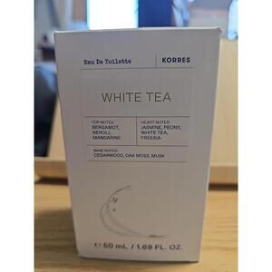 Korres -Eau De Toilette Spray  (WHITE TEA) 1.69 oz/50 ml New in box!